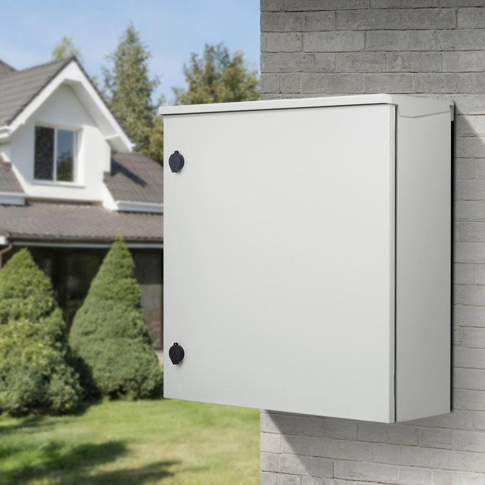 VEVOR Electrical Enclosure, 24'' x 24'' x 8'', NEMA 4 Outdoor Enclosure, IP65 Waterproof & Dustproof Cold-Rolled Carbon