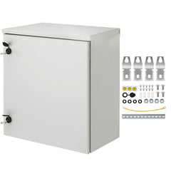 VEVOR Electrical Enclosure, 24'' x 24'' x 12'', NEMA 4 Outdoor Enclosure, IP65 Waterproof & Dustproof Cold-Rolled