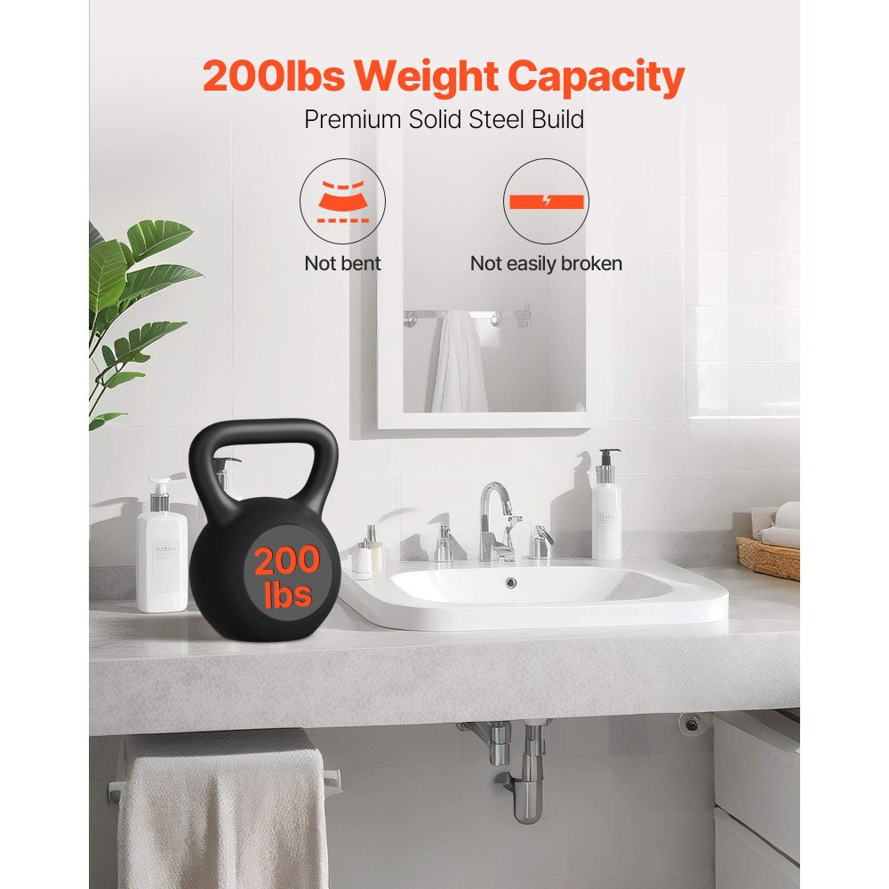 VEVOR T Shelf Brackets 2 Pcs, 200 lbs/90 kg Weight Capacity, 12x2.89x12 in / 304.8x73.5x304.8 mm, Solid Steel Heavy