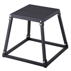 VEVOR Plyometric Jump Box, 18 Inch Plyo Box, Steel Plyometric Platform and Jumping Agility Box, Anti-Slip Fitness