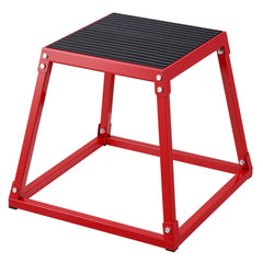 VEVOR Plyometric Jump Box, 18 Inch Plyo Box, Steel Plyometric Platform and Jumping Agility Box, Anti-Slip Fitness