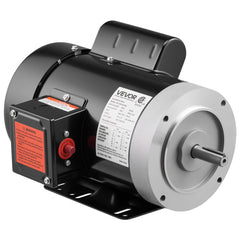 VEVOR 1 HP Electric Motor, 1725RPM Air Compressor Motor, CW/CCW Rotation, 5/8 inch Shaft Diameter, 1.88inch Shaft