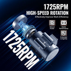 VEVOR 1.5HP Electric Motor 1725 rpm, AC 115V/230V, 56C Frame, Air Compressor Motor Single Phase, 5/8" Keyed Shaft