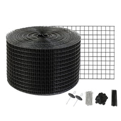 VEVOR 8 inch x 100ft Solar Panel Bird Guard, Critter Guard Roll Kit with 100pcs Aluminum Alloy Fasteners, Solar Panel