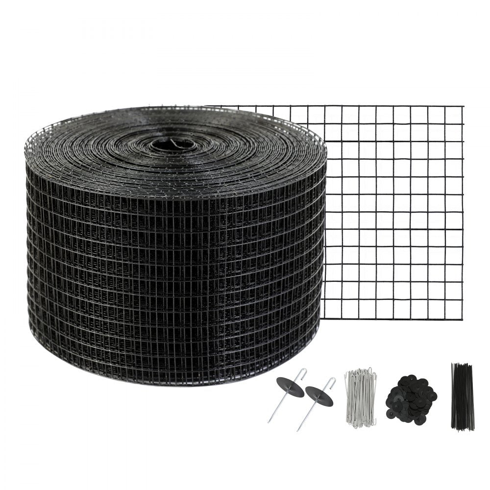 VEVOR 8 inch x 100ft Solar Panel Bird Guard, Critter Guard Roll Kit with 70pcs Aluminum Alloy Fasteners, Solar Panel