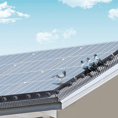 VEVOR 8 inch x 100ft Solar Panel Bird Guard, Critter Guard Roll Kit with Rust-proof PVC Coating, Solar Panel Guard with