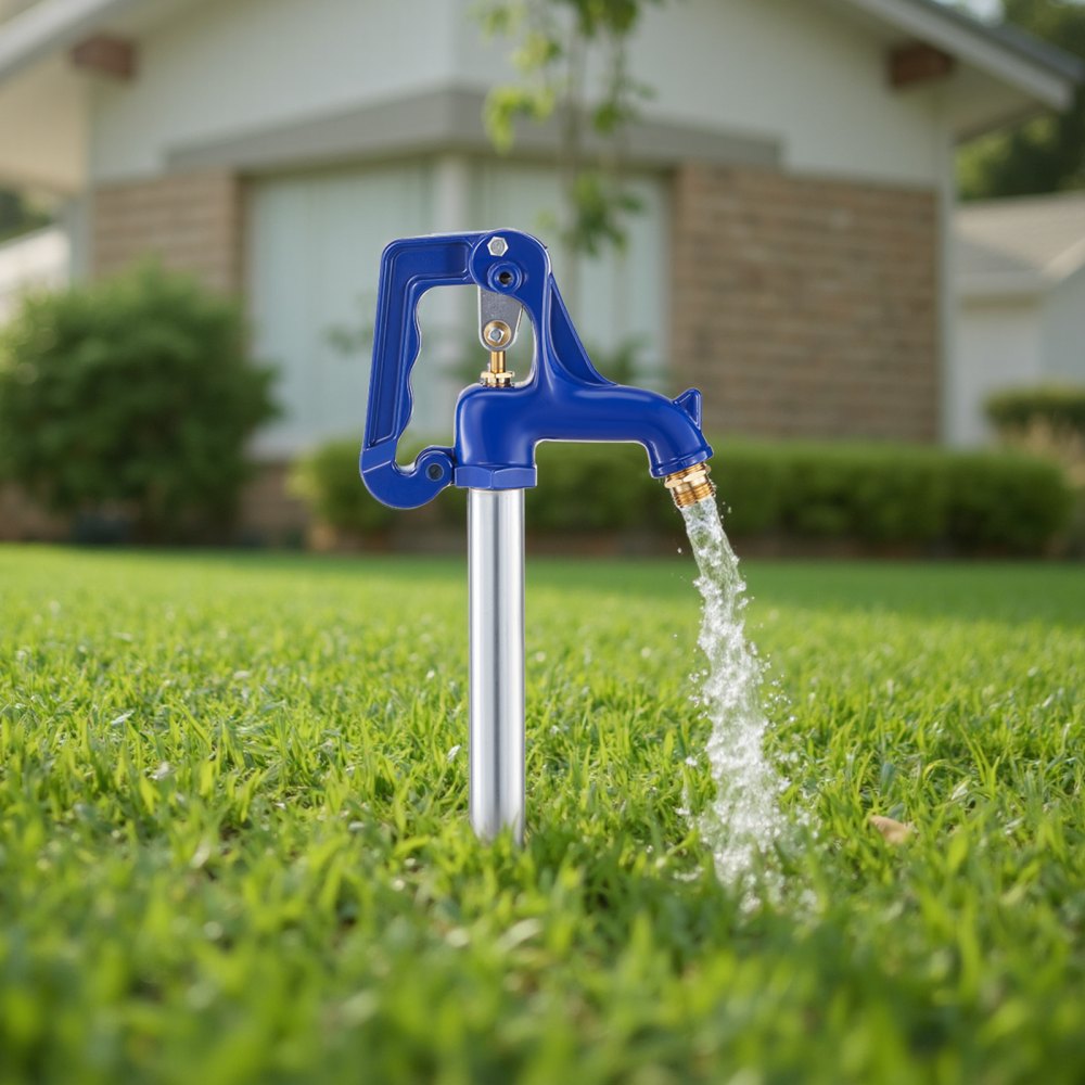 VEVOR Frost Proof Yard Hydrant, 3.22FT Freeze-Proof Outdoor Faucet with 12" Bury Depth, 3/4" NPT Pipe Connection & 3/4"