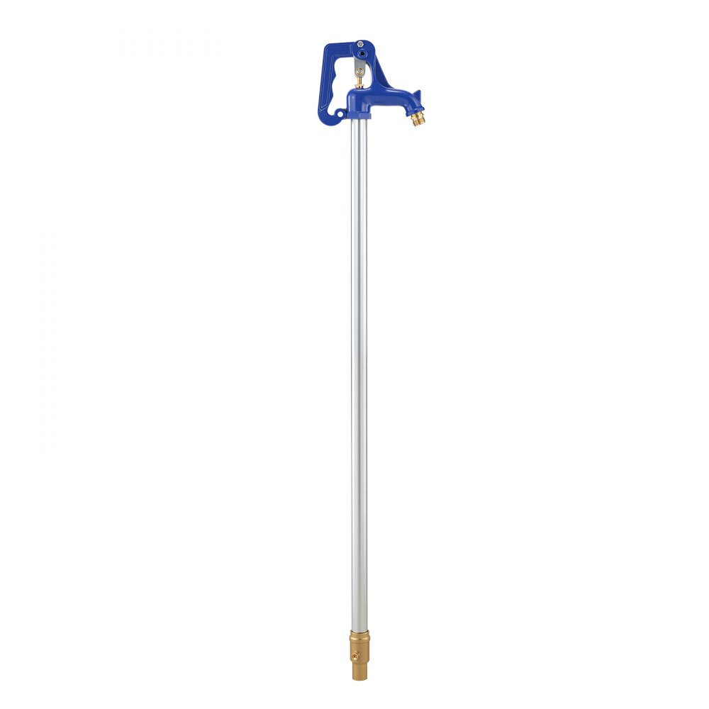 VEVOR Frost Proof Yard Hydrant, 4.2FT Freeze-Proof Outdoor Faucet with 24" Bury Depth, 3/4" NPT Pipe Connection & 3/4"