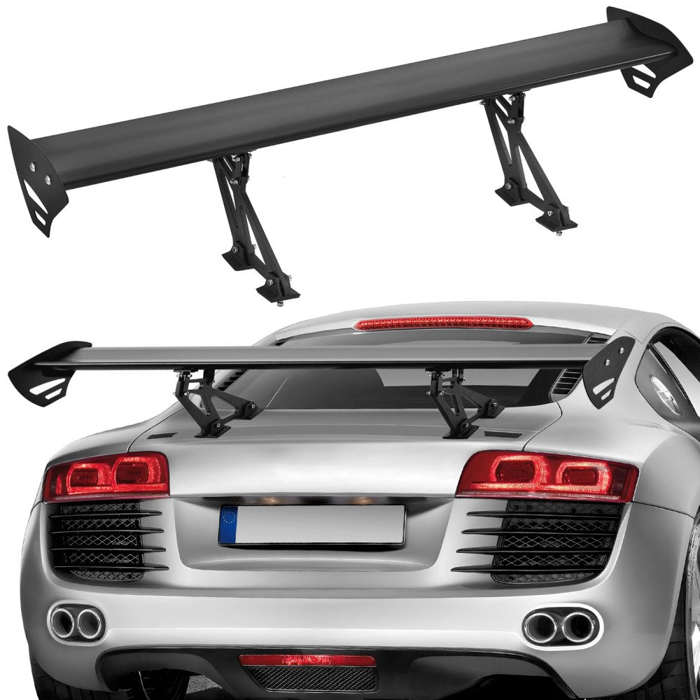VEVOR GT Wing Car Spoiler, 43.3 inch Universal Spoiler with Single Deck, Adjustable Lightweight Aluminum, Car Rear