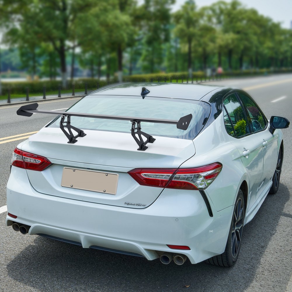 VEVOR GT Wing Car Spoiler, 43.3 inch Universal Spoiler with Single Deck, Adjustable Lightweight Aluminum, Car Rear