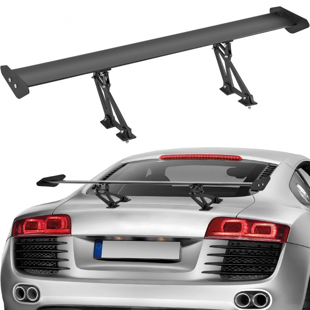 VEVOR GT Wing Car Spoiler, 43.3 inch Universal Spoiler with Single Deck, Adjustable Lightweight Aluminum, Car Rear