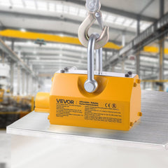 VEVOR Permanent Magnetic Lifter, 880 lbs Pulling Capacity, Heavy Duty N42 Neodymium Lifting Magnet with Release Handle