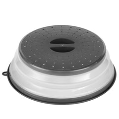 VEVOR 2PCS Microwave Splatter Covers, 10.4" Collapsible Microwave Lid for Food, 300°F Heat-Resistant PP Splatter Guard