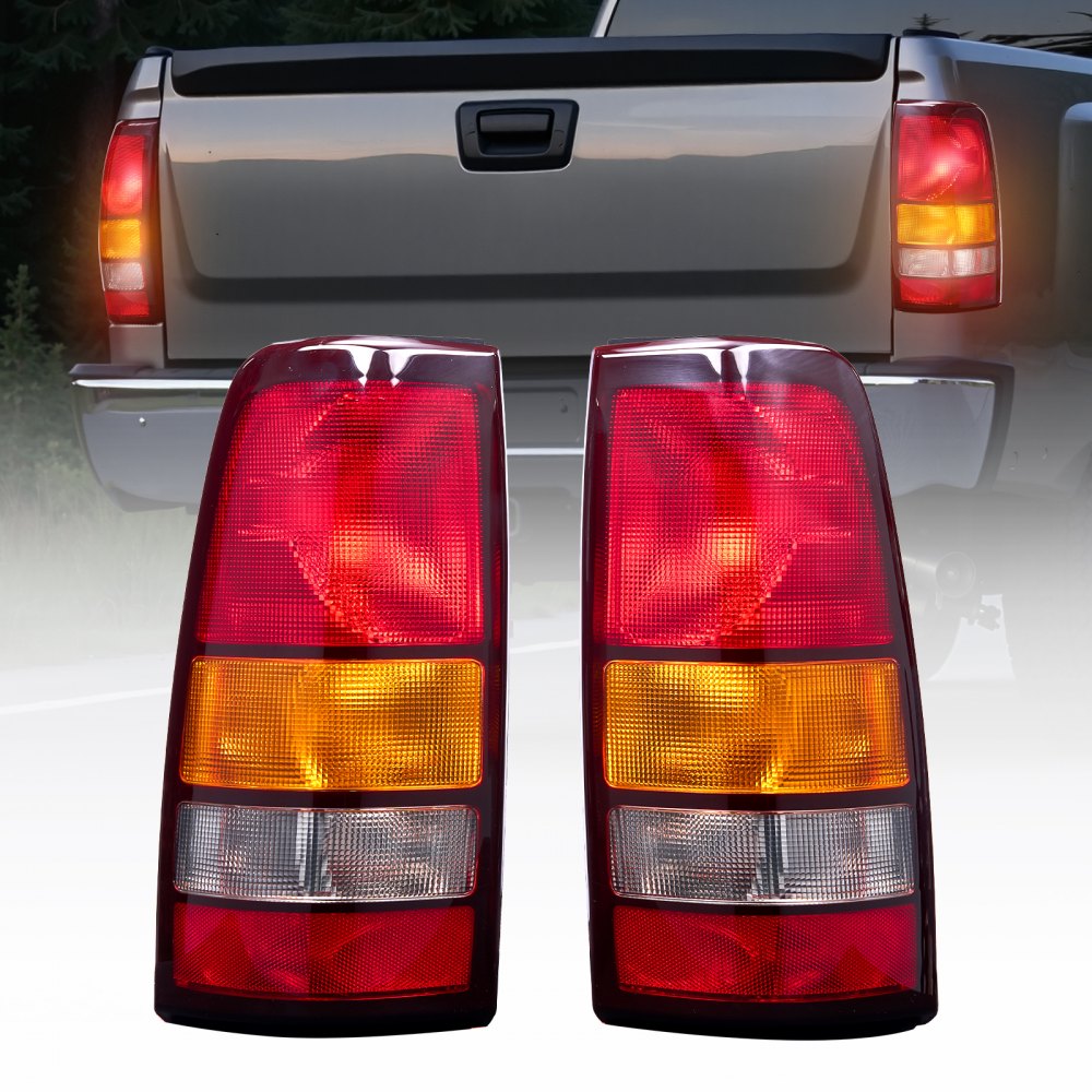 VEVOR Tail Light Assembly Compatible with 1999-2003 Chevy Silverado 1999-2006 GMC Sierra 1500 1500 HD 2500 2500 HD