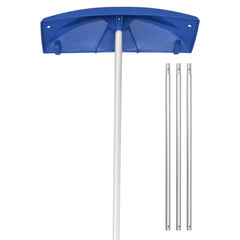 VEVOR Snow Roof Rake, 24 in PP Plastic Blade, 3.8-18.2 ft Adjustable Roof Snow Scraper with Wheels, Anti-Slip Handle