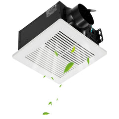VEVOR Bathroom Exhaust Fan, 80 CFM Bathroom Vent, Low-Noise, Premium Motor Ceiling Fan, Standard 4-inch Duct Interface