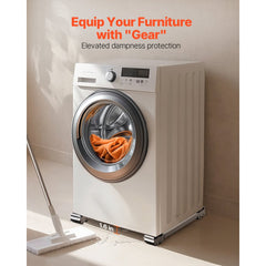VEVOR Heavy Duty Furniture Appliances Rollers, 660 lbs Total Load, Extendable Appliance Rollers Mobile Washing Machine