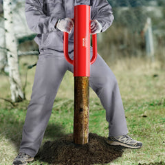 VEVOR Fence Post Driver with Handles, 2.7 in Inner Diameter T Post Pole Pounder, 14LB Heavy Duty Carbon Steel Hand Post