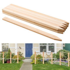 VEVOR Wooden Garden Stakes, 25 Pcs 36 x 0.5 x1.5 in Survey Grading Stakes, Garden Ground Stake with Sharp Point, Fir