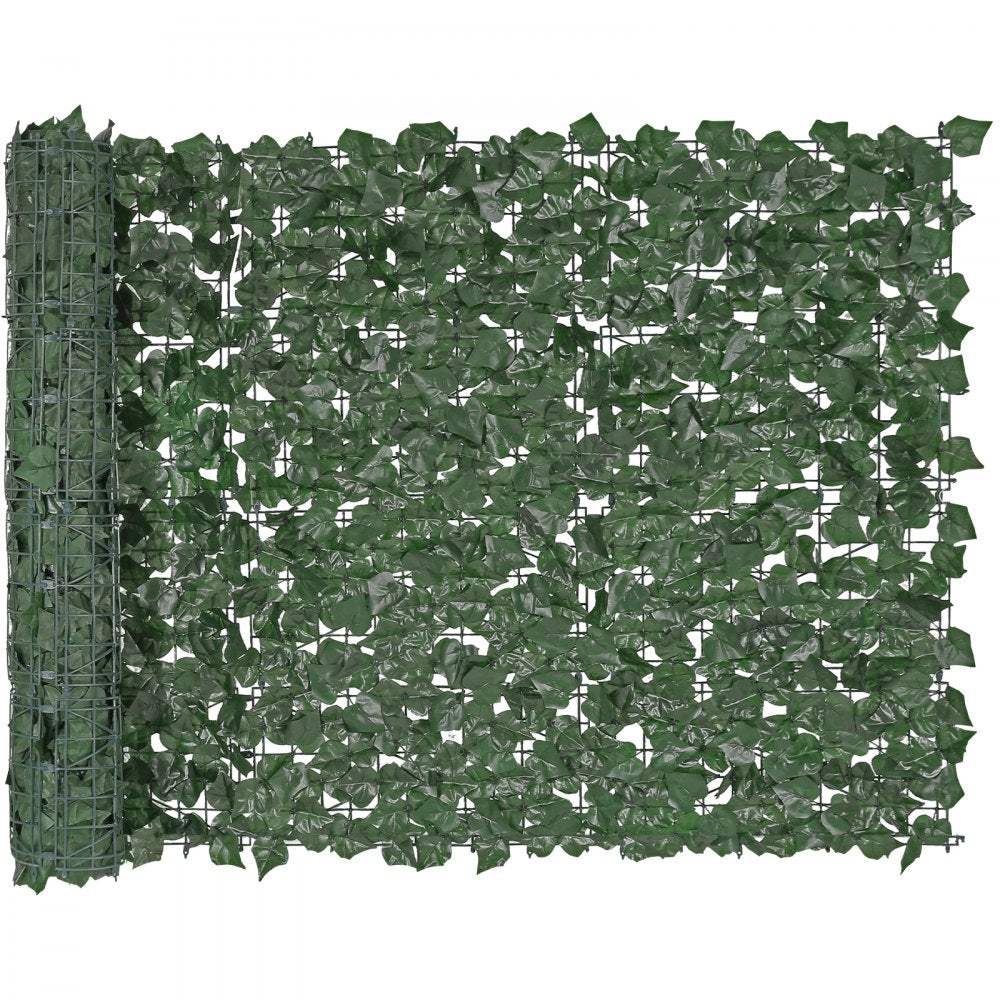 VEVOR Ivy Privacy Fence, 39 x 98 in Artificial Green Wall Screen, Greenery Ivy Fence with Strengthened Joint, Faux