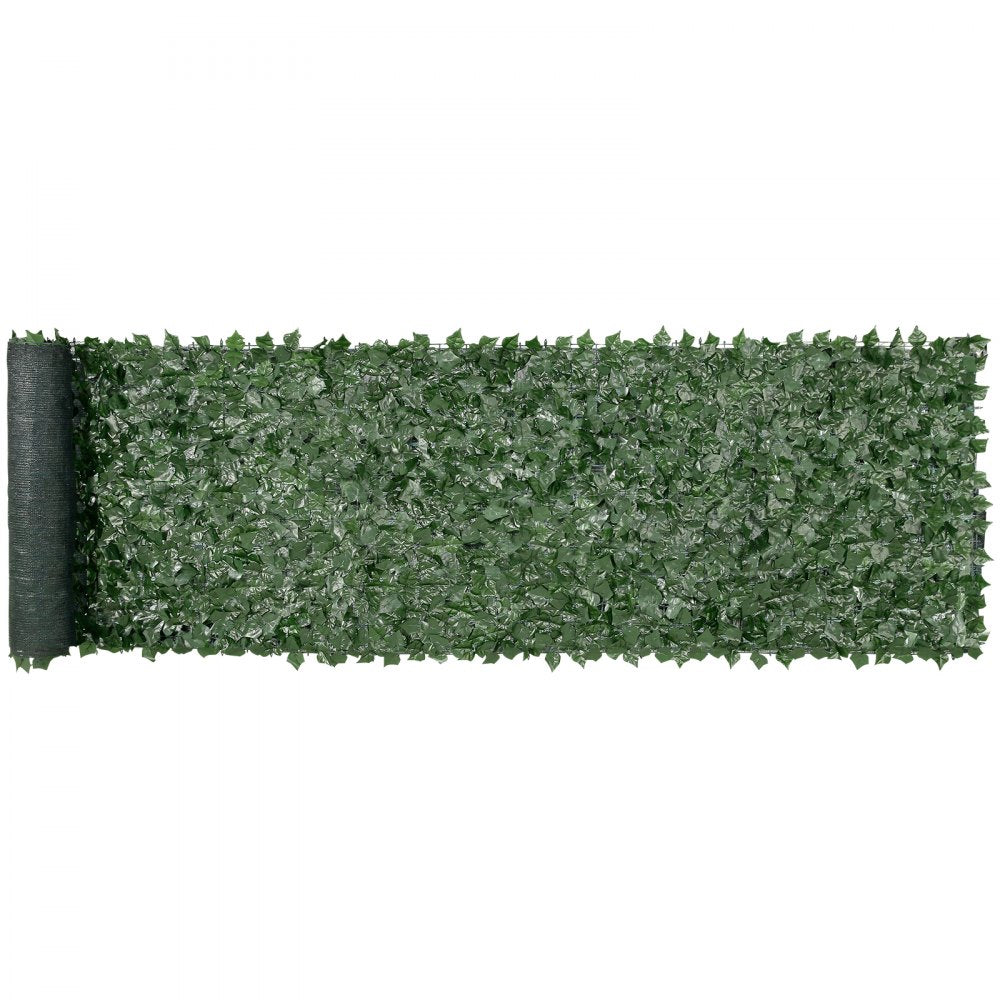VEVOR Ivy Privacy Fence, 39 x 158in Artificial Green Wall Screen, Greenery Ivy Fence with Mesh Cloth Backing and