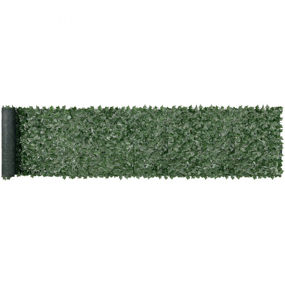 VEVOR Ivy Privacy Fence, 39 x 198in Artificial Green Wall Screen, Greenery Ivy Fence with Mesh Cloth Backing and