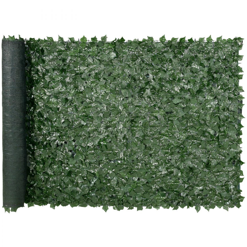 VEVOR Privacy Ivy Fence, 59 x 118in Artificial Green Wall Screen, Greenery Ivy Fence with Mesh Cloth Backing and