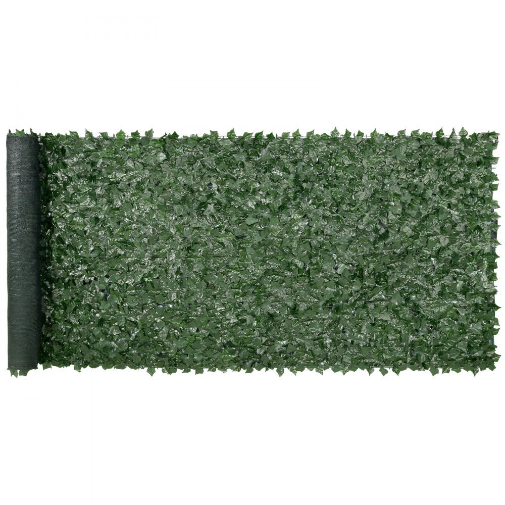 VEVOR Ivy Privacy Fence, 59 x 158in Artificial Green Wall Screen, Greenery Ivy Fence w/ Mesh Cloth Backing and