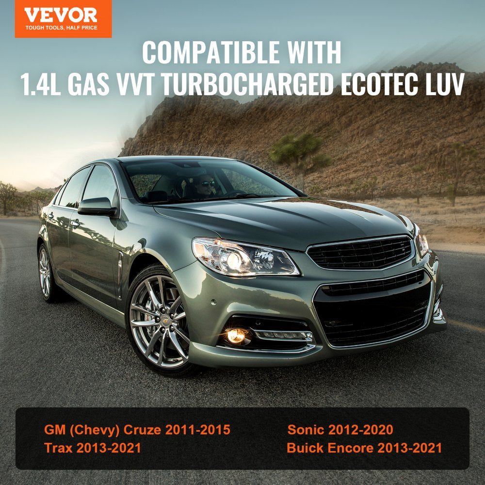 VEVOR Complete Turbo Turbocharger Chevy Chevrolet Cruze 2011-2015 with Gasket Kit and Solenoid Valve, Sonic 2012-2020 &
