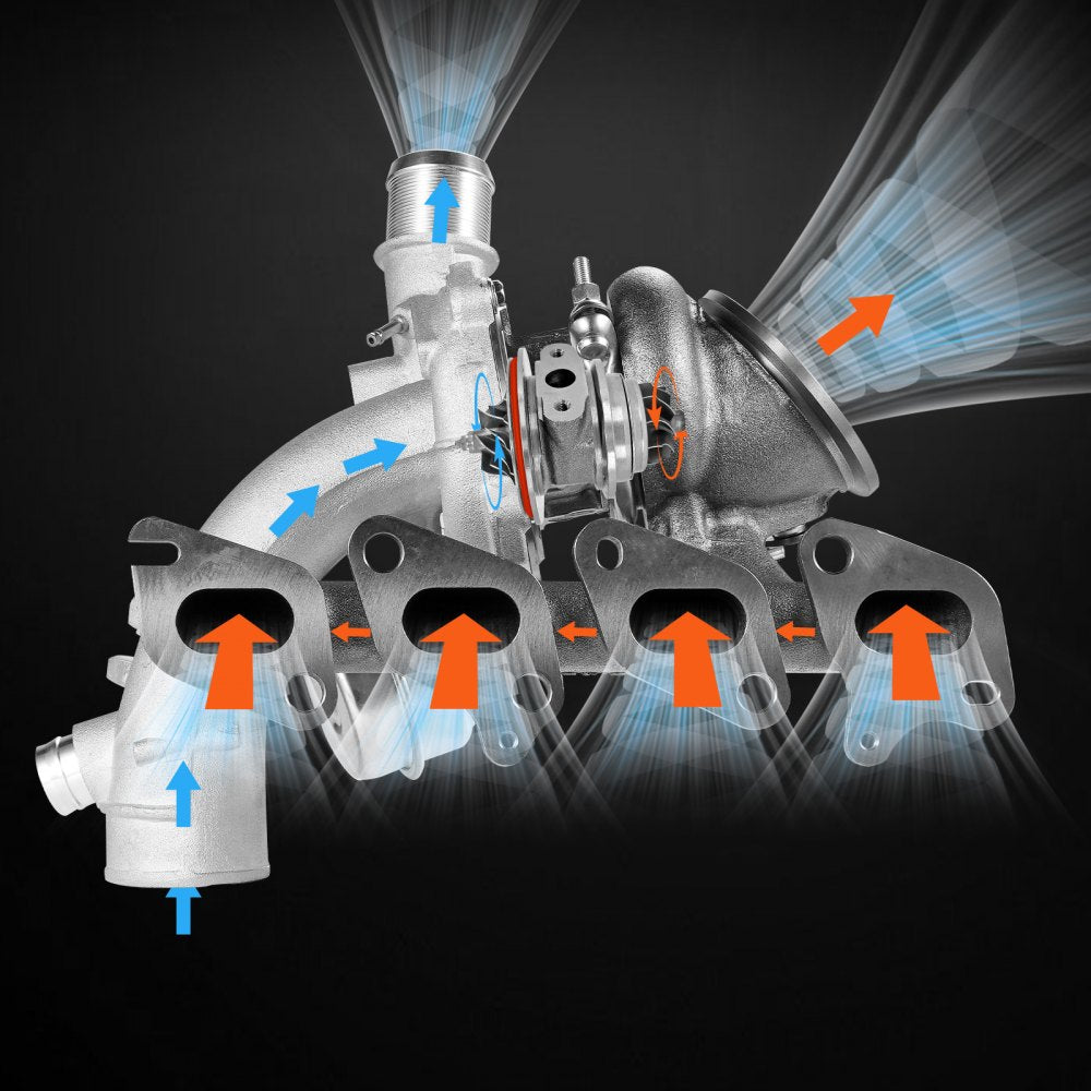 VEVOR Complete Turbo Turbocharger Chevy Chevrolet Cruze 2011-2015 with Gasket Kit, Sonic 2012-2020 & Trax 2013-2021 &