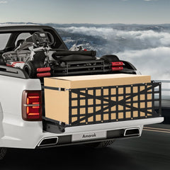 VEVOR Tailgate Net, 54 in x 18 in, Heavy Duty Cargo Net for Truck Bed with 4 Adjustable Telescopic Straps