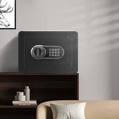 VEVOR Safe, 0.5 Cubic Feet Home Safe, Steel Security Safe with Digital Keypad and 2 Keys, Wall-Mounted Cabinet Safe