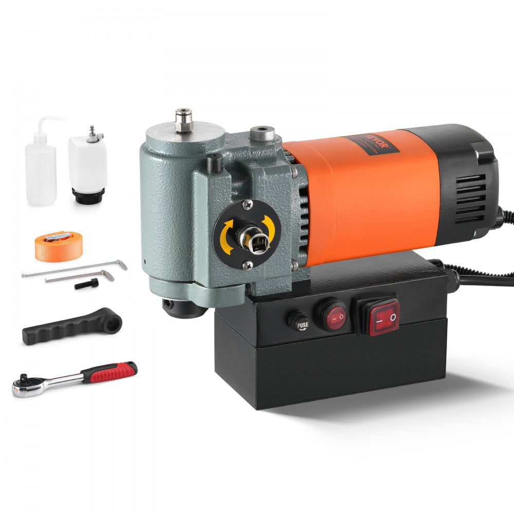 VEVOR Magnetic Drill Press, 1300W Low Profile Mag Drill, Light Weight Portable Mag Drilling Machine with Cooling Device