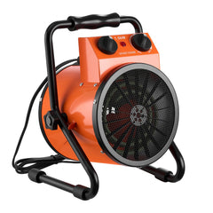 VEVOR Greenhouse Heater, 1500W Electric Space Heater with Fan & High Heat Modes, IPX4 Protection, 25° Adjustable Angle