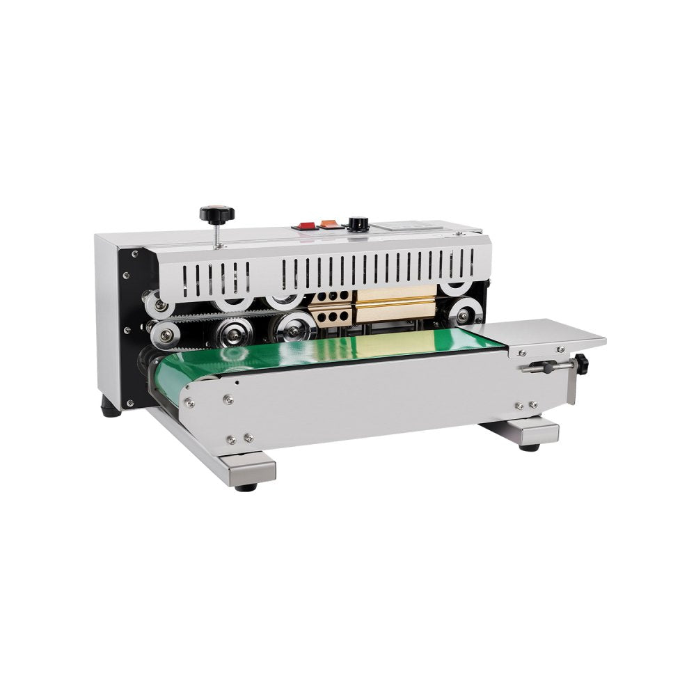VEVOR Continuous Bag Band Sealing Machine, 0.24-0.47 in/6-12 mm Seal Width, Horizontal Band Sealer Machine with Digital