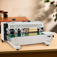 VEVOR Continuous Bag Band Sealing Machine, 0.24-0.47 in/6-12 mm Seal Width, Horizontal Band Sealer Machine with Digital