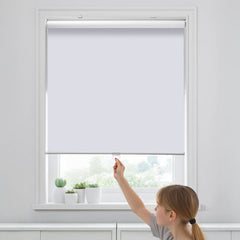 VEVOR Cordless Roller Shades, 34 x 72 in, Pull Down Blackout Blinds for Windows Room Darkening, Thermal Insulated, Easy