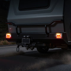 VEVOR Trailer Lights, 2PCS 12V Square LED Magnetic Wireless Trailer Tail Lights Kit with Stop Brake Turn Tail License