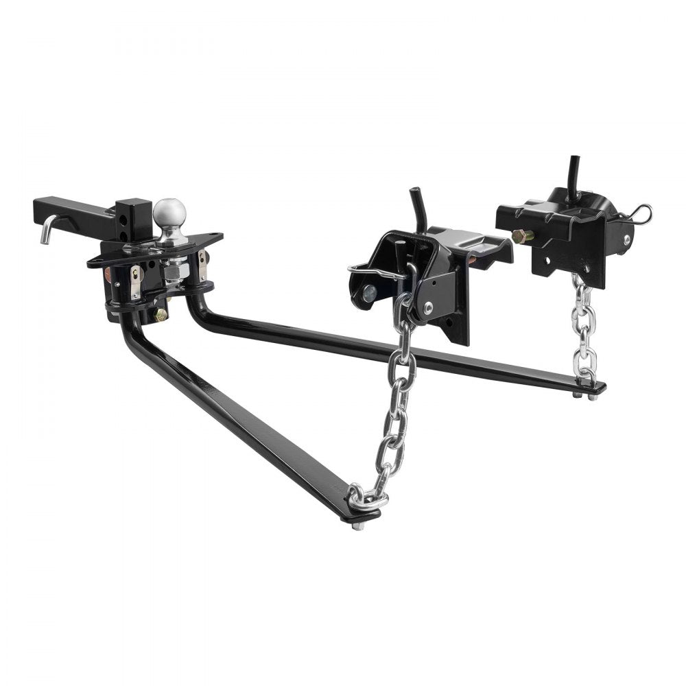VEVOR Weight Distribution Hitch, 10000 lbs Max Towing & 1000 lbs Max Tongue, Weight Distributing Hitches Kit Includes 2