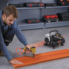 VEVOR Air Compressor, 1 Gallon Steel Tank, 1HP 1.5 CFM 90PSI Oil Free Air Compressor & Max. 120PSI Pressure, 78dB Ultra