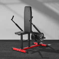 VEVOR Seated Dip Machine, Tricep Bicep Press Down Machine with Cable Bar, Adjustable Seat, and Backrest, Exercise