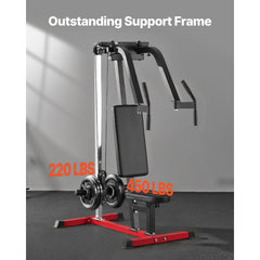 VEVOR Chest Fly Machine, Upper Body Specialty Machine for Home Gym, Adjustable Fly and Reverse Delt Machine, for Chest