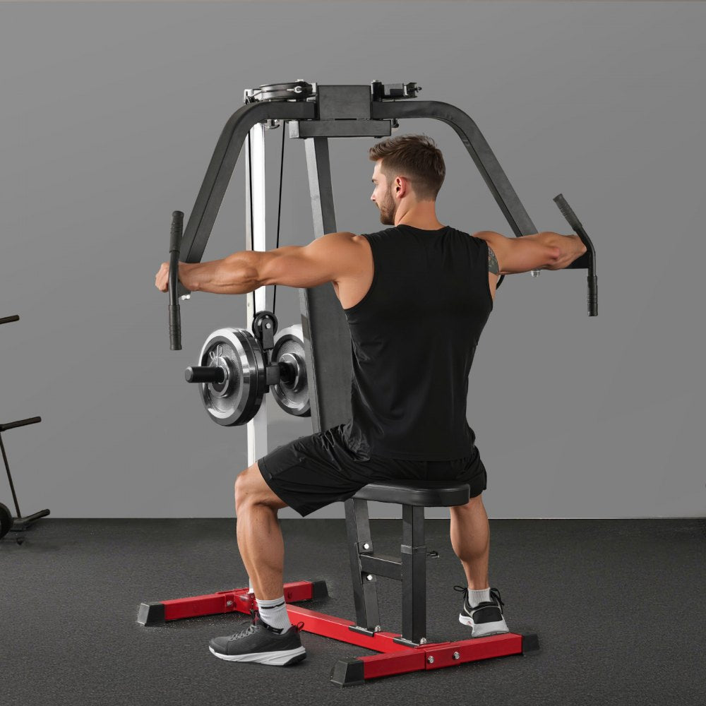 VEVOR Chest Fly Machine, Upper Body Specialty Machine for Home Gym, Adjustable Fly and Reverse Delt Machine, for Chest
