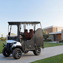 VEVOR Golf Cart Cover, Visible Full-Enclosure 2&2+2 Passenger Golf Cart, 420D Waterproof Oxford Fabric Club Car Cover