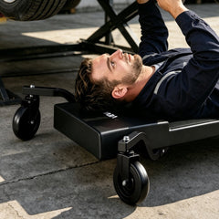 VEVOR 40 in Mechanic Creeper with 4 Large Wheels, 400 lbs Low Profile Under Car Garage Roller, Rolling Creeper with