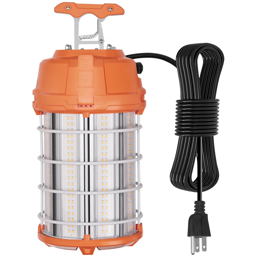 VEVOR LED Portable Work Lamp, 150W, 20000lm, 5000K Durable & Water-Resistant, Linkable up to 6 Units, Ceiling or Stand