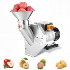 VEVOR 550W Electric Fruit Apple Crusher, SUS304 Desktop Crushing Machine, Grinds Whole Apples Up to 2.76" Dia, 60 KG/H