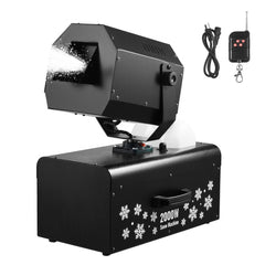 VEVOR Snow Machine, 2000W 90°Shaking Head Snow Maker by Wireless/Wired Remote Control, High Output Snowmaking Machine