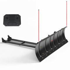VEVOR Snow Plow Kit 43 in/60 in Width Adjustable Universal Plow Attachment, for Most ATVs and UTVs, Height & Left-Right