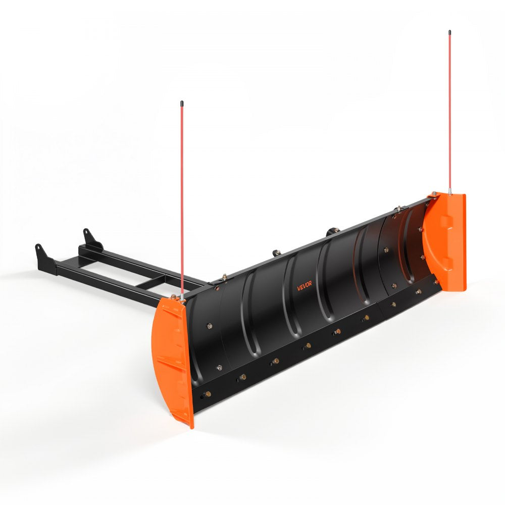 VEVOR Snow Plow Kit 43 in/60 in Width Adjustable Plow Attachment Side Wings, for Most ATVs & UTVs, Height & Left-Right